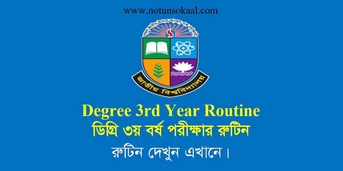 Degree 3rd year routine 2022