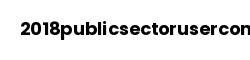 2018publicsectoruserconferencewe.sched