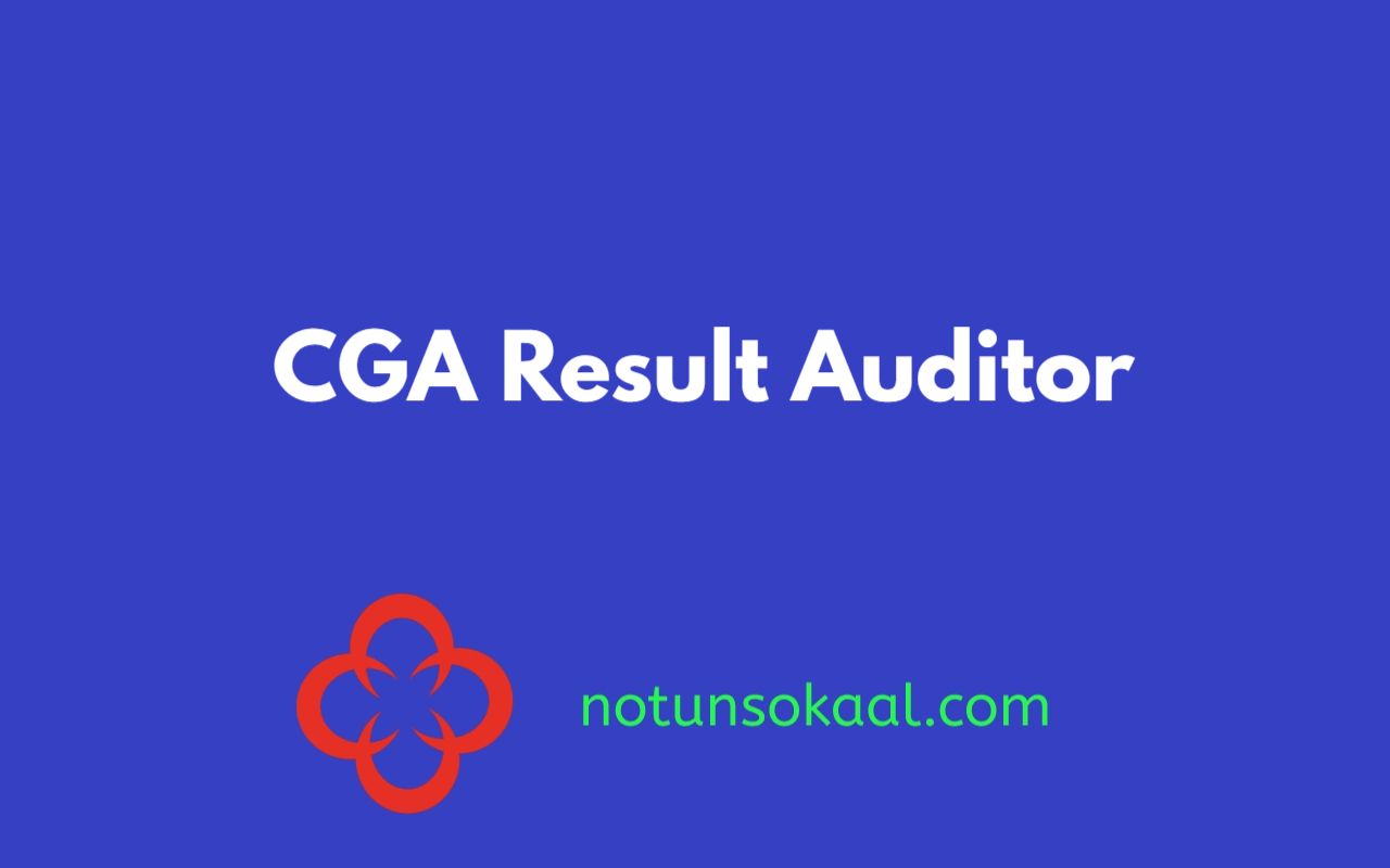 CGA Result 2023 Auditor