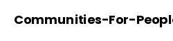 Communities-For-People