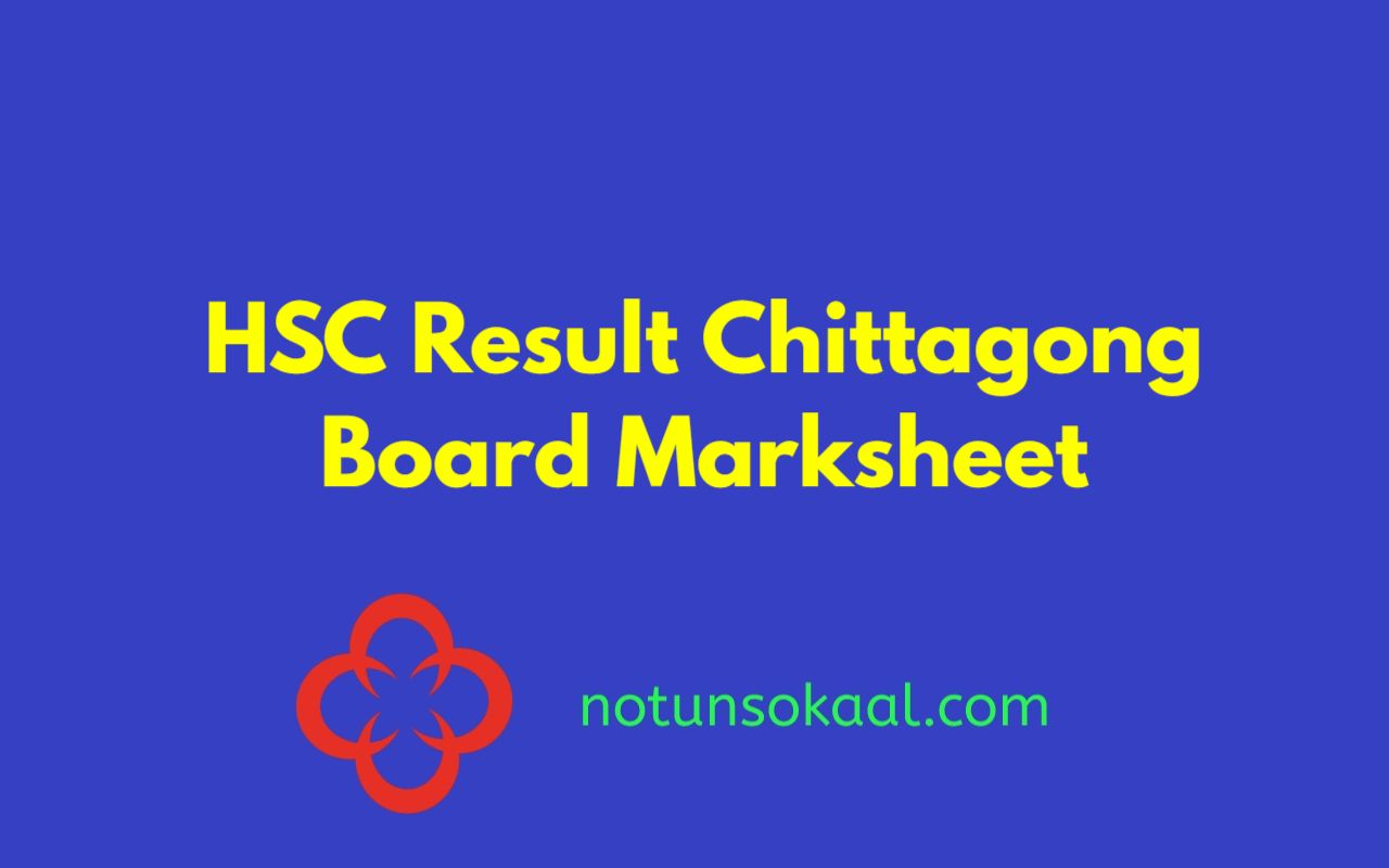 HSC Result 2023 Chittagong Board Marksheet
