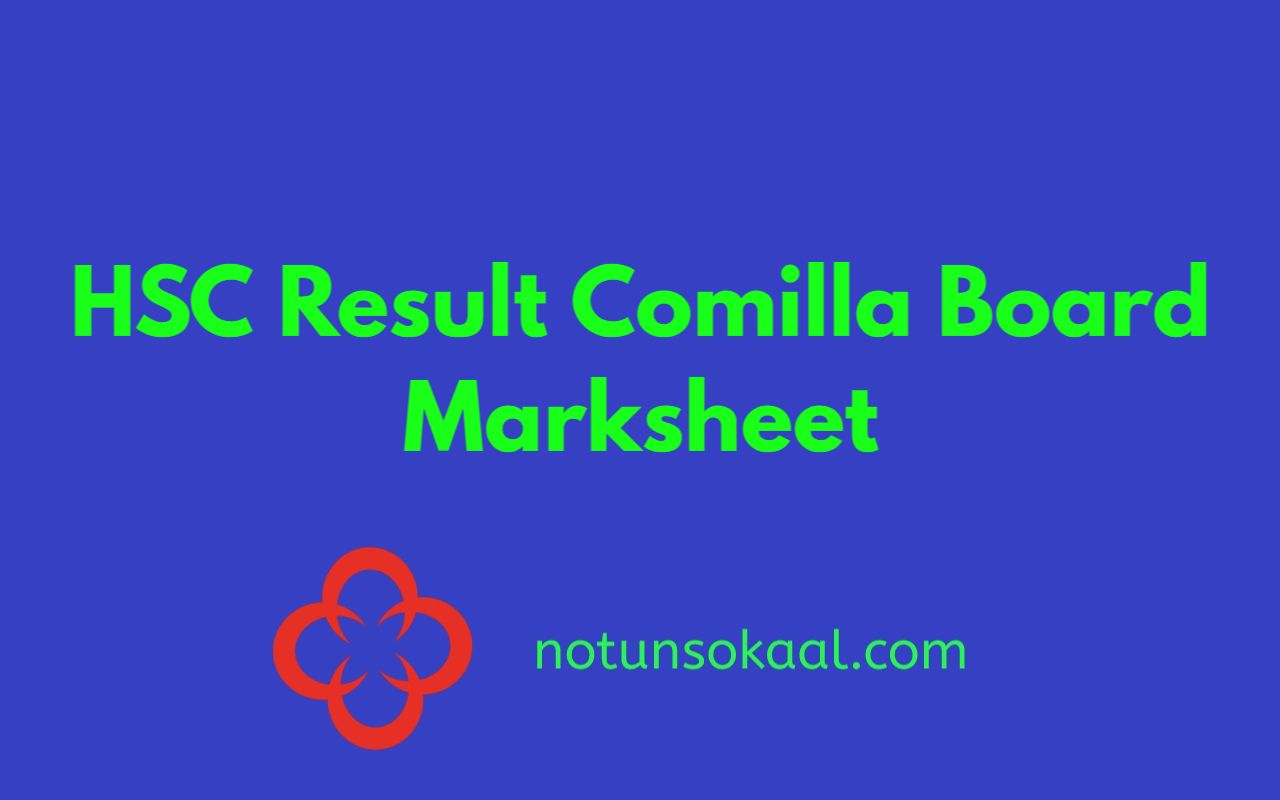 HSC Result Comilla Board Marksheet