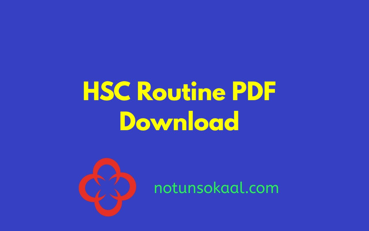 HSC Routine PDF Download