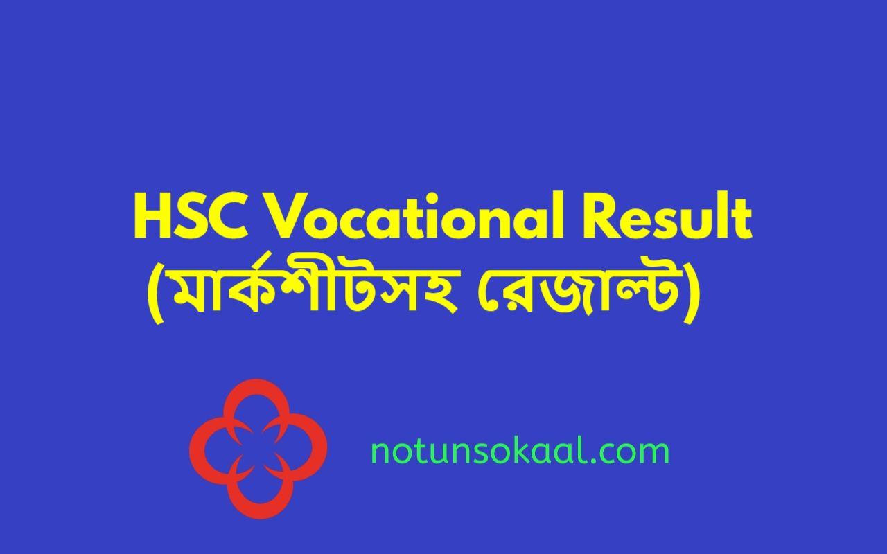 HSC Vocational Result 2023 (মার্কশীটসহ রেজাল্ট)