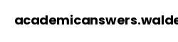 academicanswers.waldenu