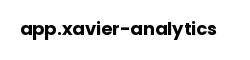 app.xavier-analytics