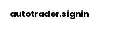 autotrader.signin