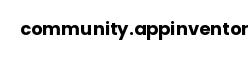 community.appinventor
