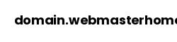 domain.webmasterhome