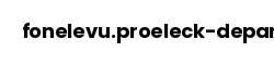 fonelevu.proeleck-depannage-electricite