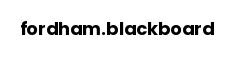 fordham.blackboard