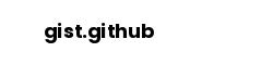 gist.github