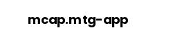 mcap.mtg-app