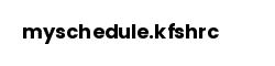 myschedule.kfshrc
