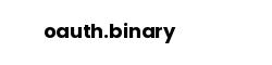 oauth.binary