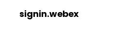 signin.webex
