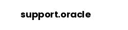 support.oracle