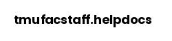 tmufacstaff.helpdocs