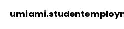 umiami.studentemployment