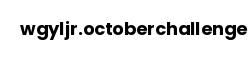 wgyljr.octoberchallenge