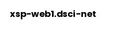 xsp-web1.dsci-net