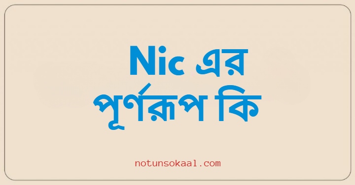 Nic এর পূর্ণরূপ কি
